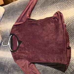 Felt Sweater Maroon Long Sleeve. Soft Material comfort wear